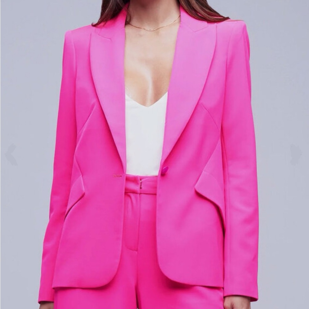 L'AGENCE Pink Glo Chamberlain Blazer sz 8
